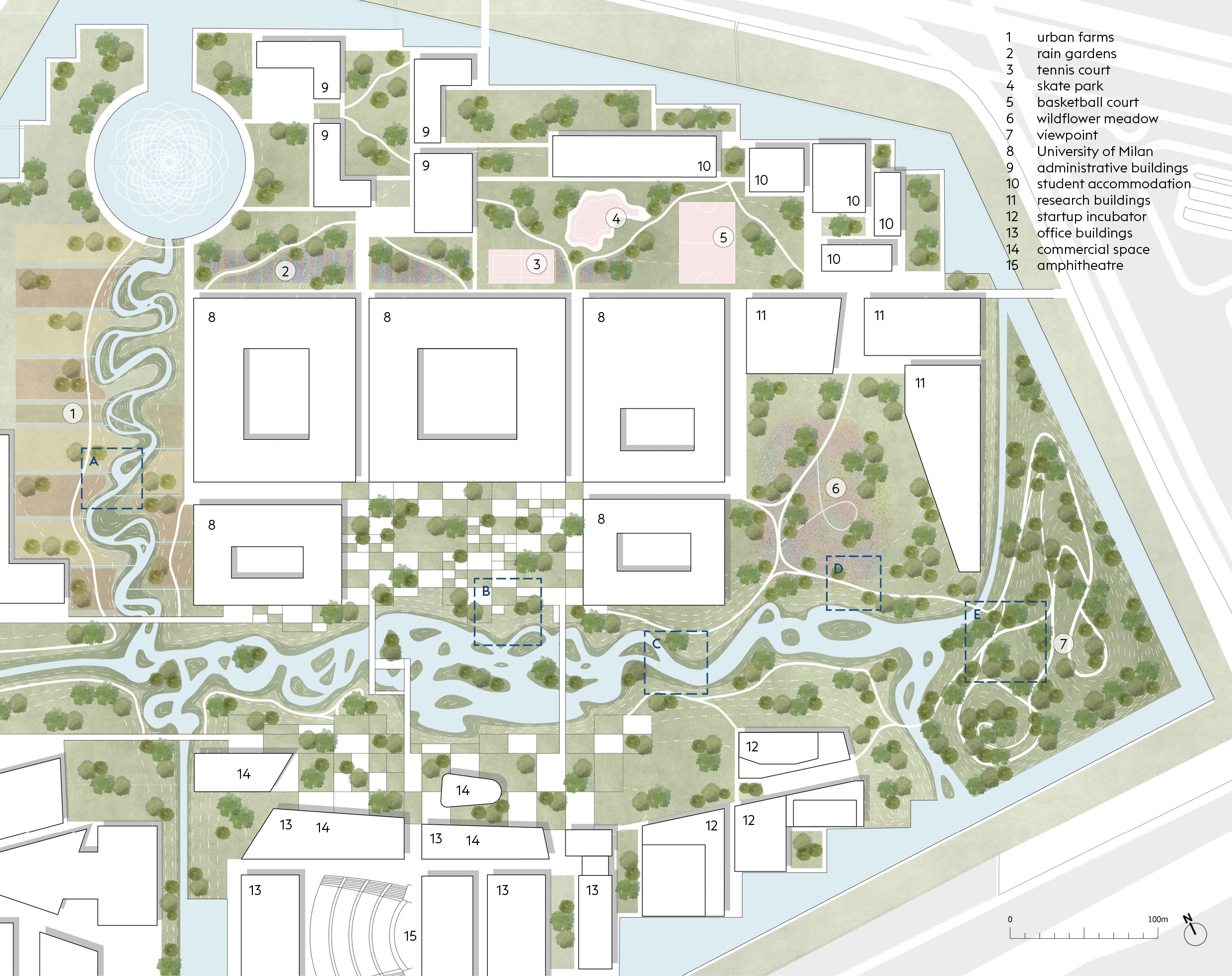 Innovation District: MIND masterplan | Jacob Bley Griffiths