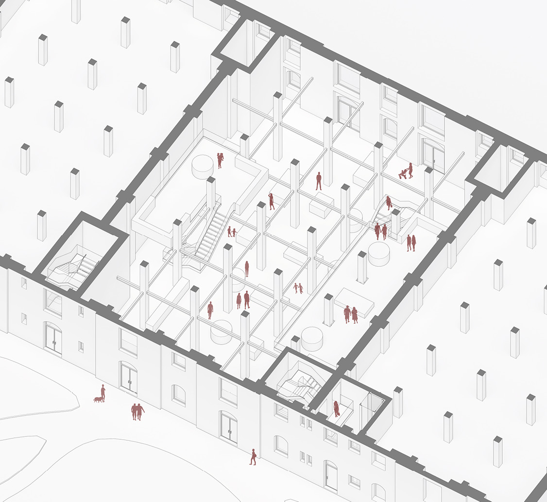 Trieste Porto Vecchio: adaptive re-use concept | Jacob Bley Griffiths